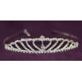 Moda personalizado meninas strass coroa nupcial cristal tiara